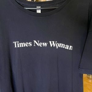 Times New Woman - Custom Oversized T-Shirt